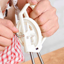 Rotary Manual Hand Whisk Egg Beater Mixer Blender Stainless Steel Kitchen ToB4J1