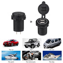 5V 4.2A Dual 2USB Charger Socket Adapter Power Outlet for 12V 24V Car Motor P2D6