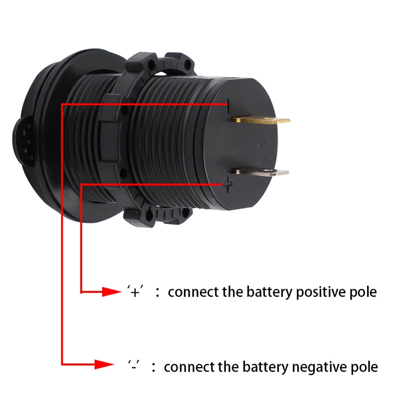 5V 4.2A Dual 2USB Charger Socket Adapter Power Outlet for 12V 24V Car Motor P2D6