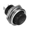 5Pcs 3A 125V Momentary Push Button Switch OFF-ON Horn Black Plastic