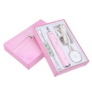 i2care Electric Sonic Toothbrush Set Li-Ion Battery Rechargeable Inductive Charging Toothbrush IPX7 Waterproof W/ 6 Toothbrush Head + Mini Toothbrush