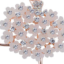 Ballet Angel Girl Cubic Rhinestone Decoration Brooch Pin for Sweater Coat