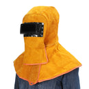 Leather Solar Auto Darkening Filter Lens Protect Welding Neck Mask Helmet