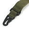 Tactical 3 Point Sling Nylon With Quick Adjustment Carabiner Swivels Adjustable Strap