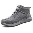 Anti-Smashing and Stab Safety Shoes with Steel Head for Autumn and Winter Labor Insurance Shoes Work Shoes