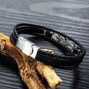 Hip Hop Simple Multi-layer Woven Tide Male Bracelet