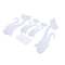 Honana DX-Y3 4Pcs Cute Silver DIY Sexy Cat Mirror Wall Stickers Home Wall Bedroom Office Decor