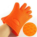 Kitchen Heat Resistant Silicone Glove Oven Pot Holder Baking BBQ Cooking Mi Y4B2