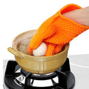 Kitchen Heat Resistant Silicone Glove Oven Pot Holder Baking BBQ Cooking Mi Y4B2