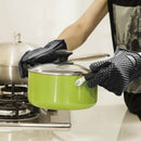 Kitchen Heat Resistant Silicone Glove Oven Pot Holder Baking BBQ Cooking Mi