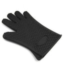 Kitchen Heat Resistant Silicone Glove Oven Pot Holder Baking BBQ Cooking Mi