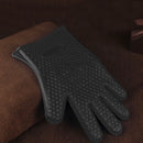 Kitchen Heat Resistant Silicone Glove Oven Pot Holder Baking BBQ Cooking Mi