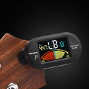 Flanger Clip-On Tuner for All Instruments - with Guitar, Bass, Violin, Ukul