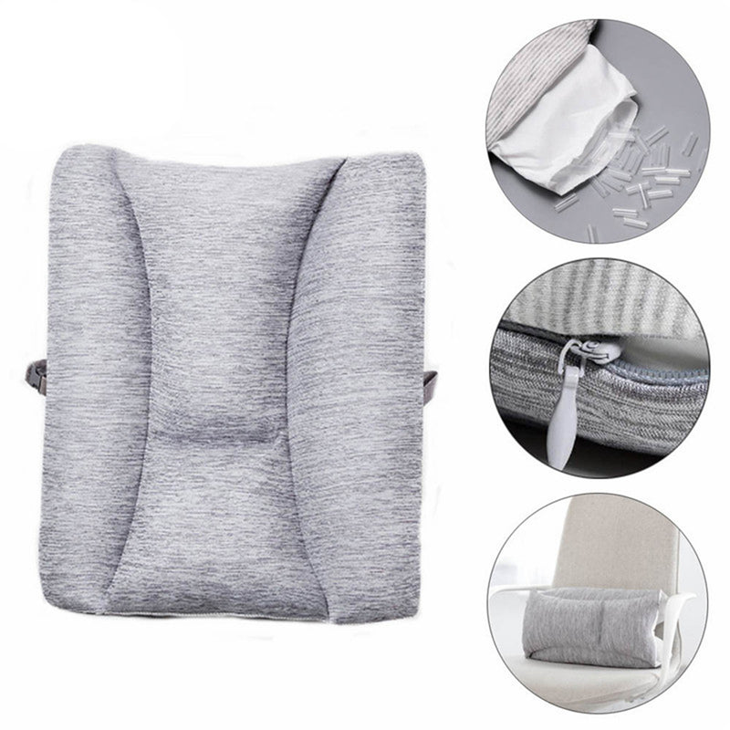 8H Adjustable Lumbar Cushion  Pillow Cushion Chair Pillow Sofa Waist Cushion