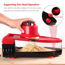 Mandoline Slicer - Upgraded Adjustable Vegetable Slicer with 5 Blades Peele