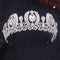 Wedding Crown Queen Headband Rhinestone Big Flower Bridal Tiara Bride Brida T1V7
