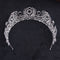 Wedding Crown Queen Headband Rhinestone Big Flower Bridal Tiara Bride Brida T1V7