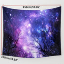 Galaxy Forest Mandala Tapestry Wall Hanging Throw Dorm Bedspread Yoga Mat D