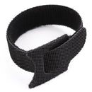 100 x adjustable black nylon cable tie L 15cm W5H1
