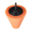 5pcs Burnishing Foam Sponge Polishing Cone Ball Buffing Pad Car Wheel Hub Cleaner Polishing Sponge Set