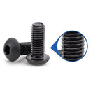 M5x20mm Button Head Hex Socket Cap Screw Bolt Black 50pcs M8T1