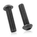M5x20mm Button Head Hex Socket Cap Screw Bolt Black 50pcs M8T1