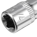 2Pcs 1/4-Inch Drive T15 Torx Bit Socket, S2 Steel W4P8