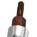2Pcs 1/4-Inch Drive T15 Torx Bit Socket, S2 Steel W4P8