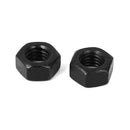 M6 Carbon Steel Grade 8 Hexagon Hex Nut Black 50pcs J9Z8