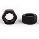 M6 Carbon Steel Grade 8 Hexagon Hex Nut Black 50pcs J9Z8