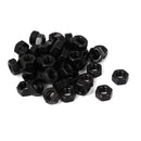 M6 Carbon Steel Grade 8 Hexagon Hex Nut Black 50pcs J9Z8