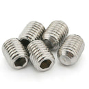M3x4mm Stainless Steel Hex Socket Set Cap Point Grub Screws 50pcs I8M8