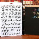 5X(Lettering Stencils, Letter and Number Stencil, Painting Paper Craft Alp H2M5)