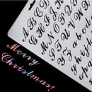 5X(Lettering Stencils, Letter and Number Stencil, Painting Paper Craft Alp H2M5)