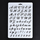 5X(Lettering Stencils, Letter and Number Stencil, Painting Paper Craft Alp H2M5)