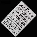 Lettering Stencils, Letter and Number Stencil, Painting Paper Craft Alphabe I4N4