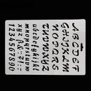 Lettering Stencils, Letter and Number Stencil, Painting Paper Craft Alphabe I4N4