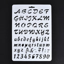 Lettering Stencils, Letter and Number Stencil, Painting Paper Craft Alphabe I4N4