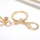 Fashion Women Little Daisy Flower Ball Keychain Bag Pendant Charms R7F5
