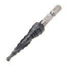 Drillpro HRC89 M35 Cobalt Step Drill Bit 3-12/4-12/4-20mm TiAlN Coated Step Drill 1/4 Inch Hex Shank