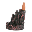 Mountain River Backflow Incense Burner Ceramic Backflow Dragon Incense Holder with 10 Cones