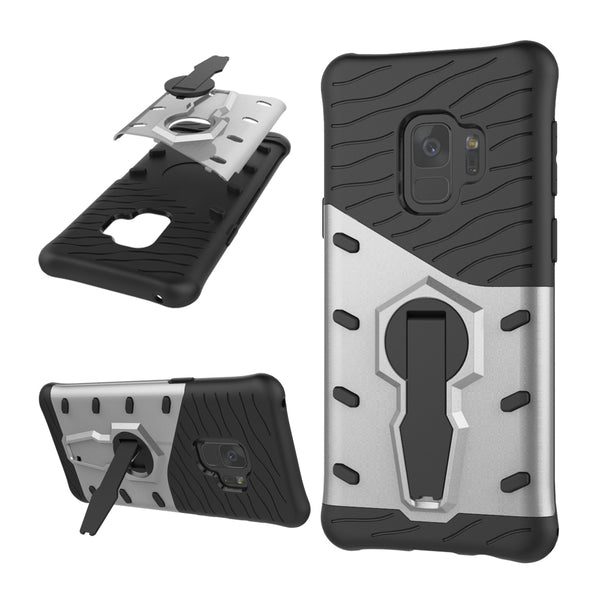 Bakeey Armor Rotating Kickstand PC TPU Protective Case for Samsung Galaxy S9