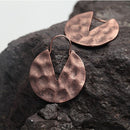 Simple Geometric Drop Earrings Retro Round Dangles Hoops Women Unique Boho  V7Y2