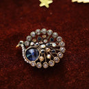 Elegant Brooch, Rhinestone Brooch Pins Corsage Wedding Bouquet Decor for Wo C5G9