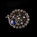 Elegant Brooch, Rhinestone Brooch Pins Corsage Wedding Bouquet Decor for Wo C5G9