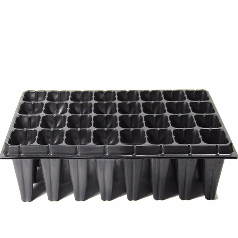 PVC Flower Pot Plant Block Tray Plastic Nursery Pot Plug Planting Planter Container Garden Supplies