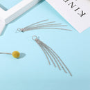 Fashion Temperament Hollow-out Geometric Circle Chain Tassels Long Section