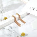 Simple Fashion Long Chain Tassel Drop Earrings Party Super Long Dangle Earr G8A9