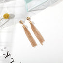 Simple Fashion Long Chain Tassel Drop Earrings Party Super Long Dangle Earr G8A9
