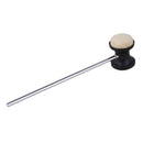 Stainless steel & felt Shaft Black Drum Pedal Bass Drum Beater Instrument A B6V2
